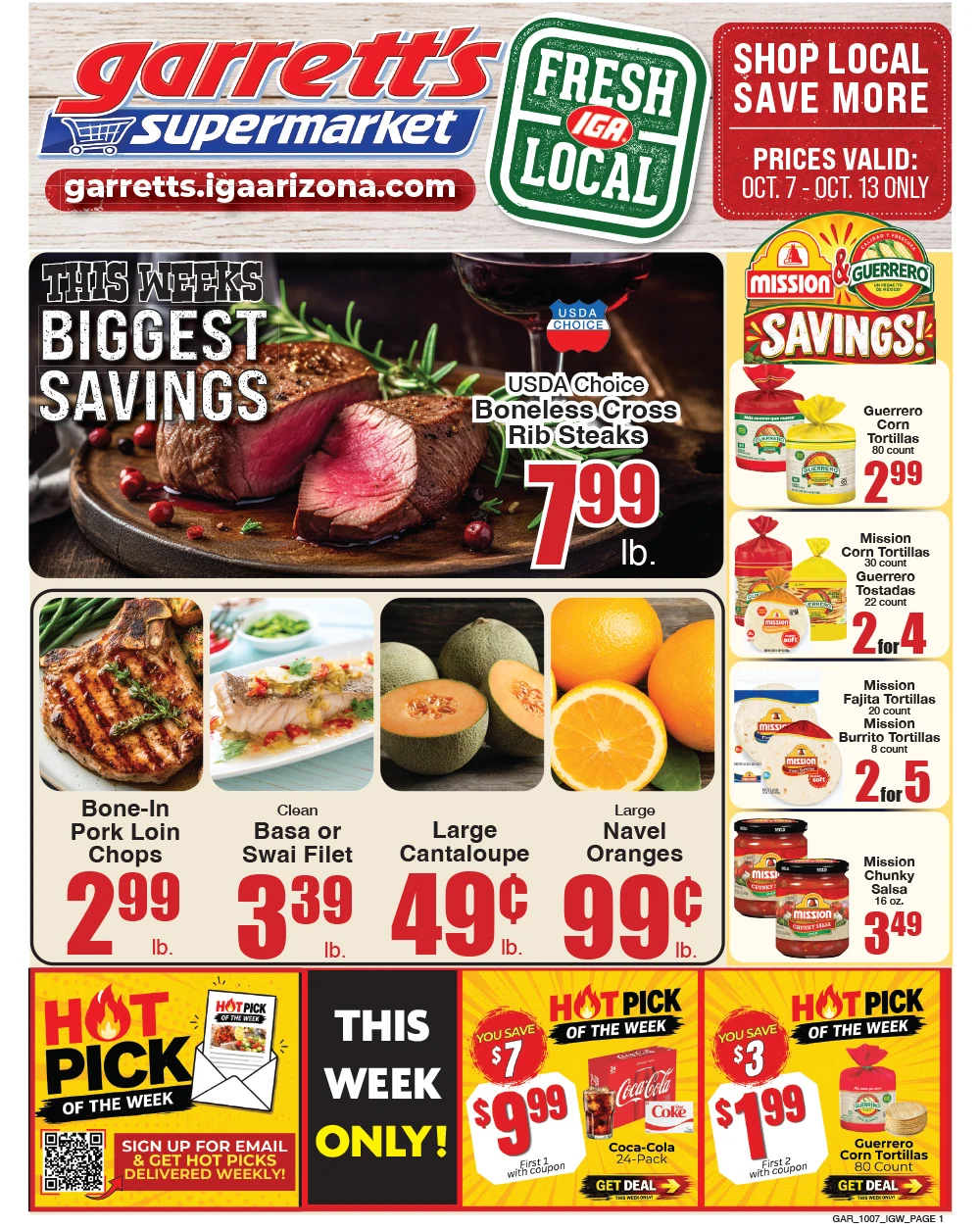 Garrett's IGA Garrett's IGA - Page 1
