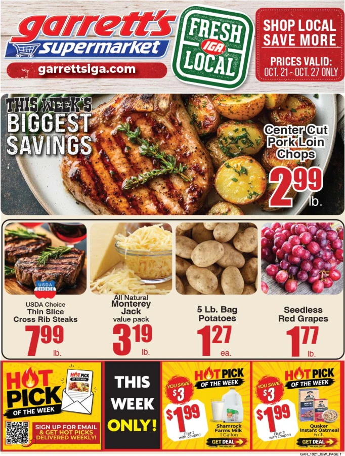 Garrett's IGA Garrett's IGA - Page 1
