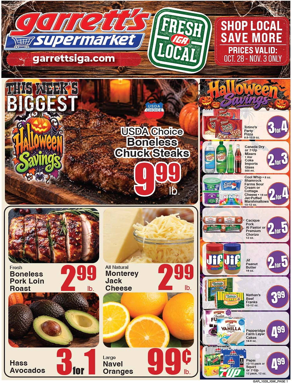 Garrett's IGA Garrett's IGA - Page 1
