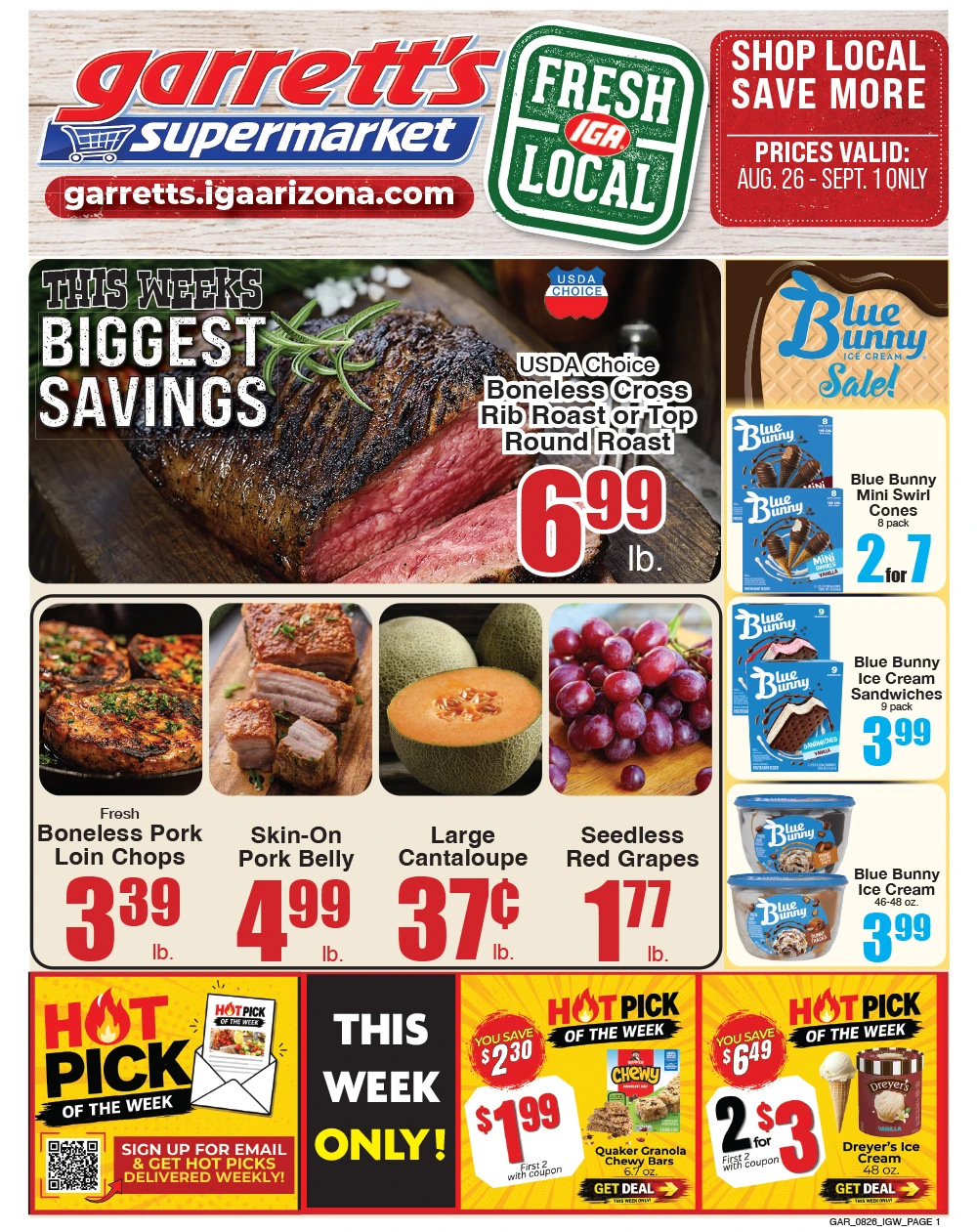 Garrett's IGA Garrett's IGA - Page 1