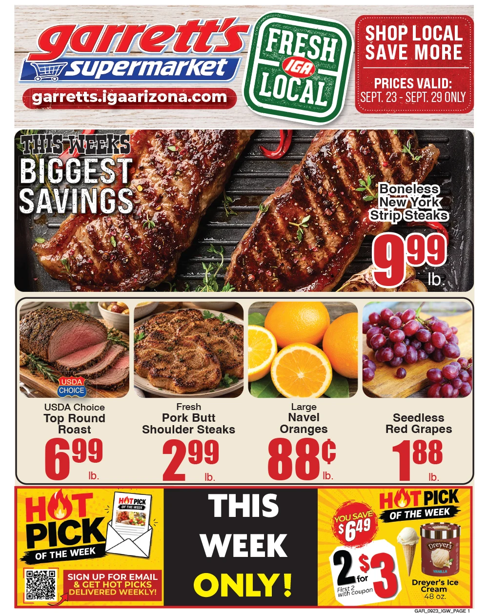 Garrett's IGA Garrett's IGA - Page 1