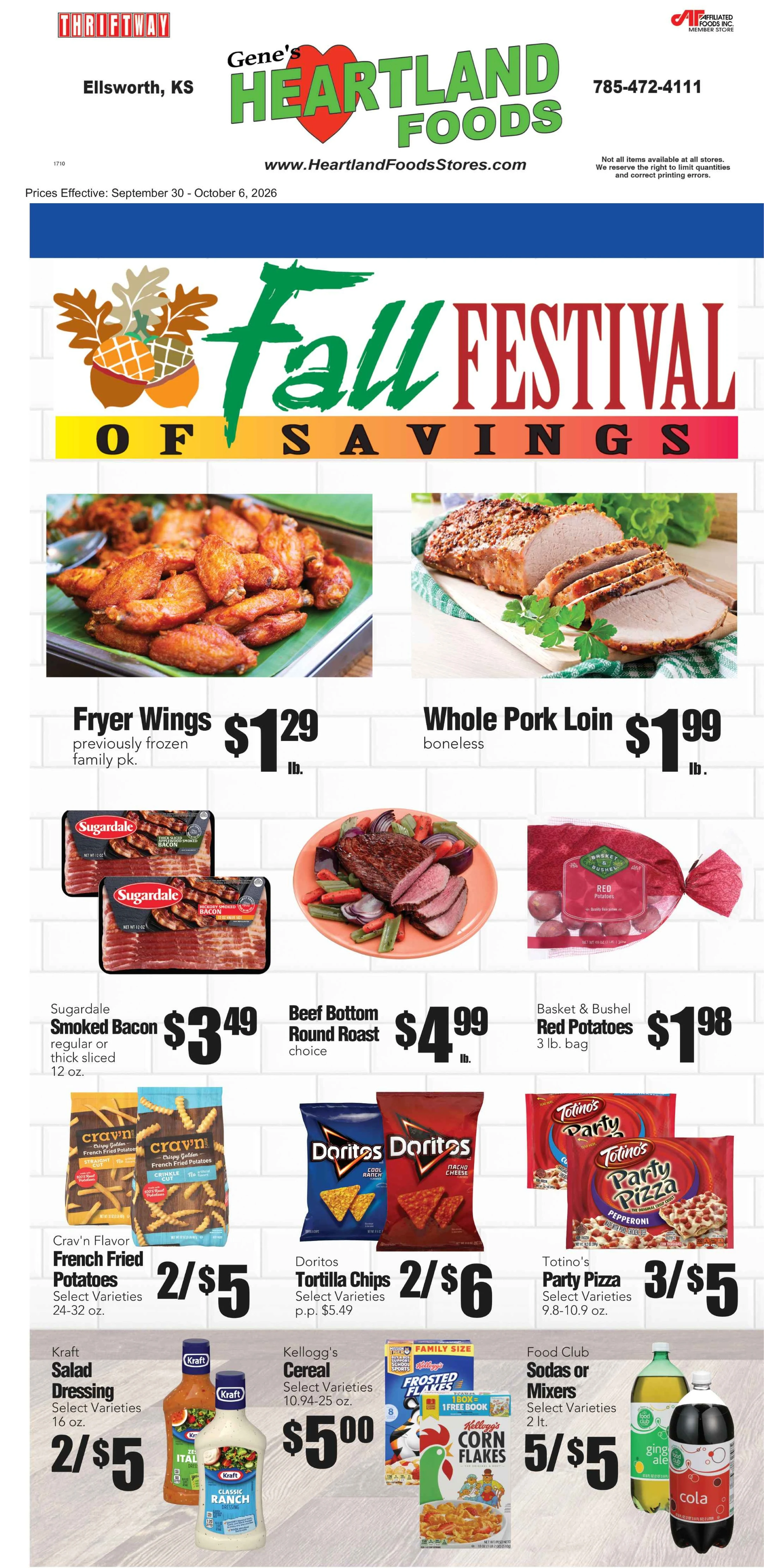 Gene's Heartland Foods - Ellsworth Week 40 - Page 1