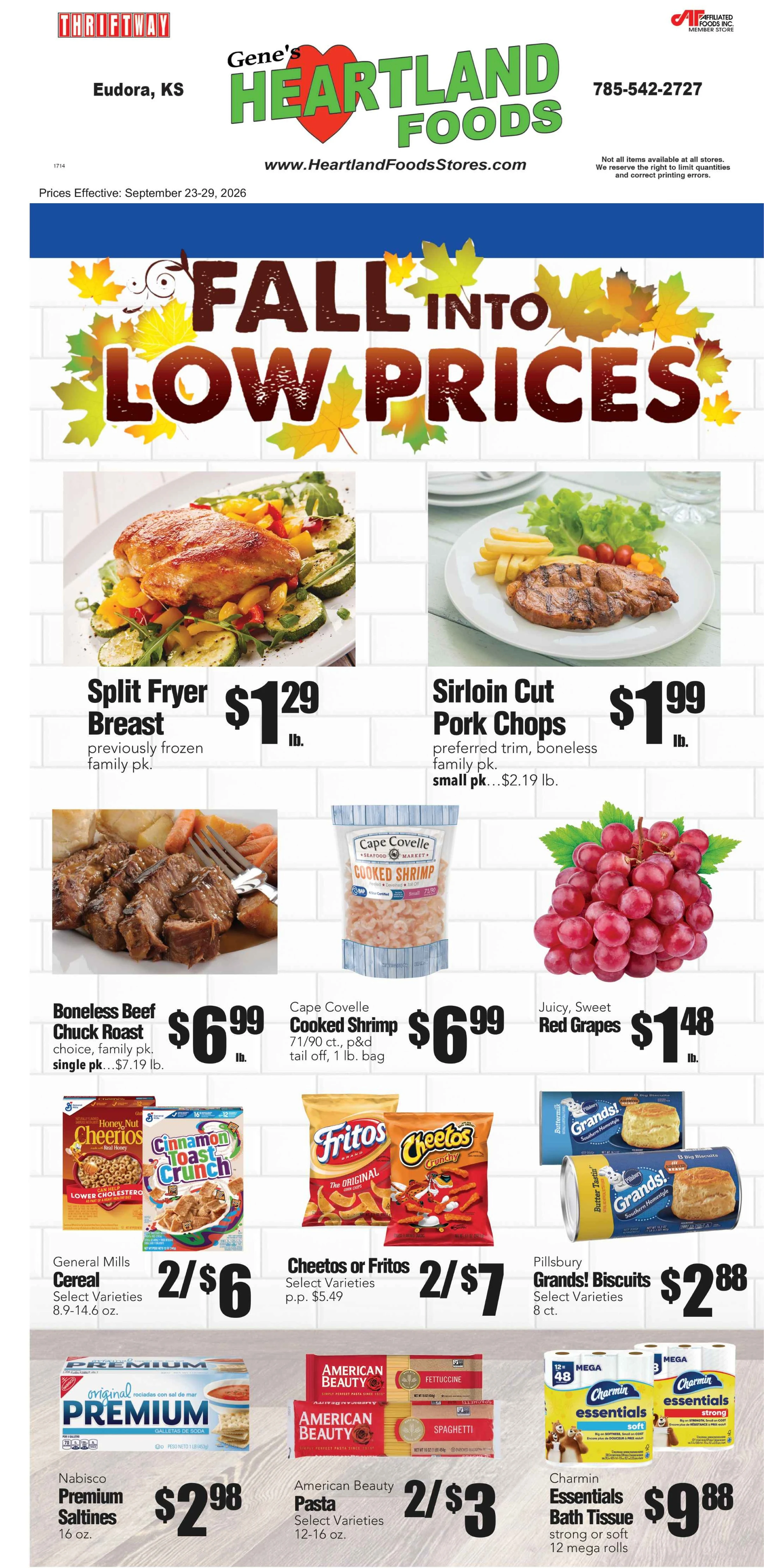 Gene's Heartland Foods - Eudora Week 39 - Page 1