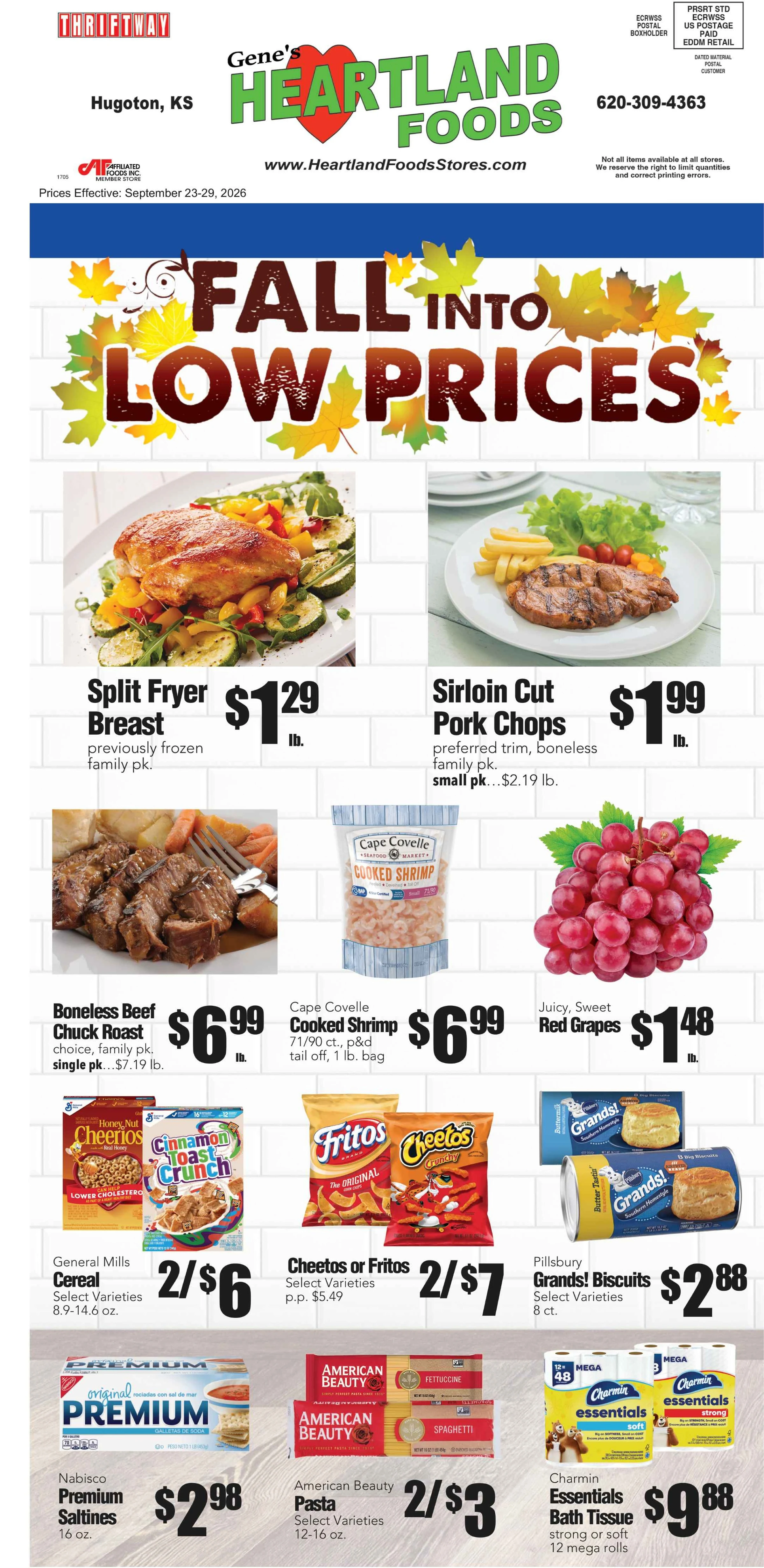 Gene's Heartland Foods - Hugoton Week 39 - Page 1