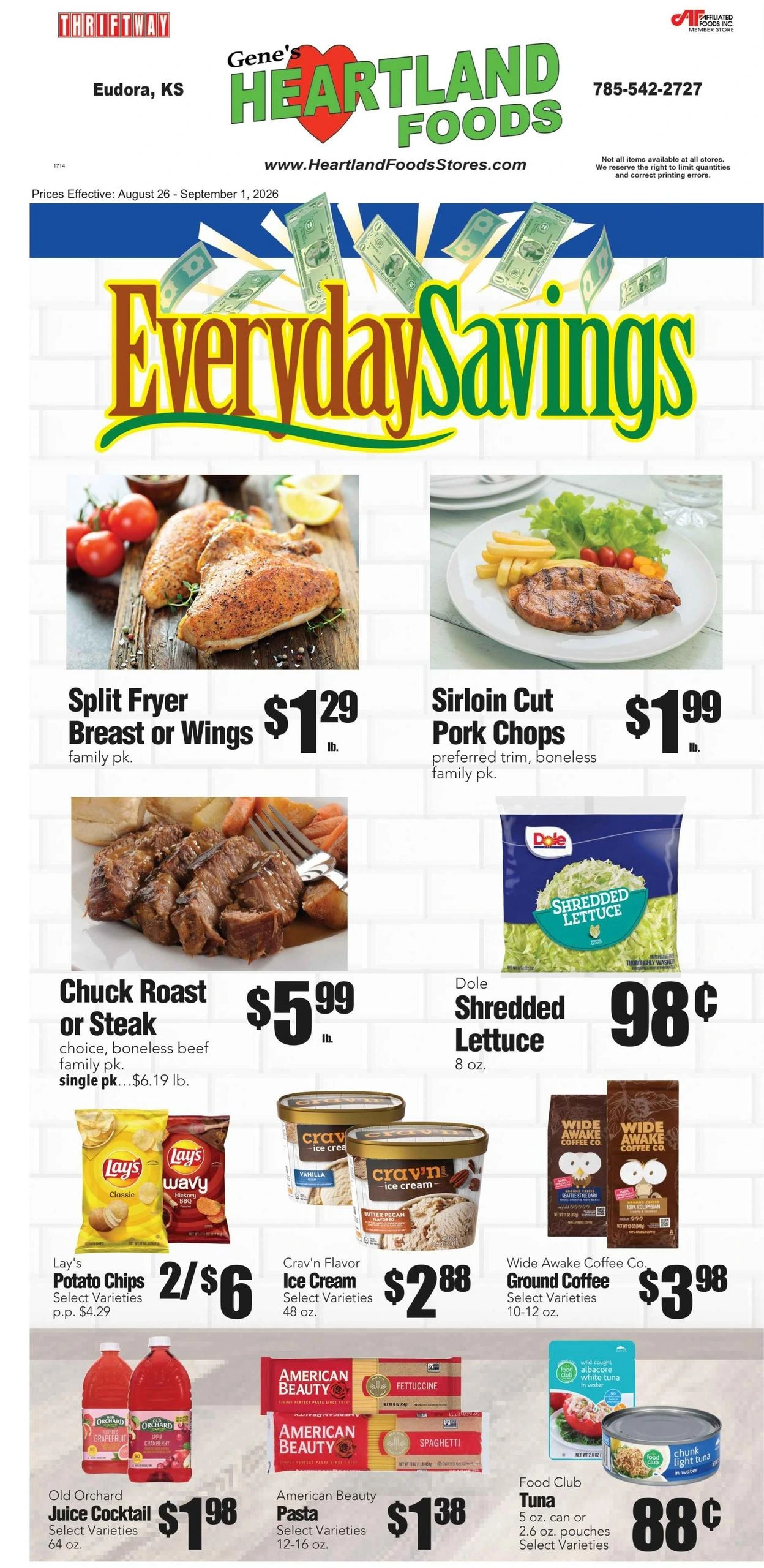 Gene's Heartland Foods USA Indexed Weekly - Page 1