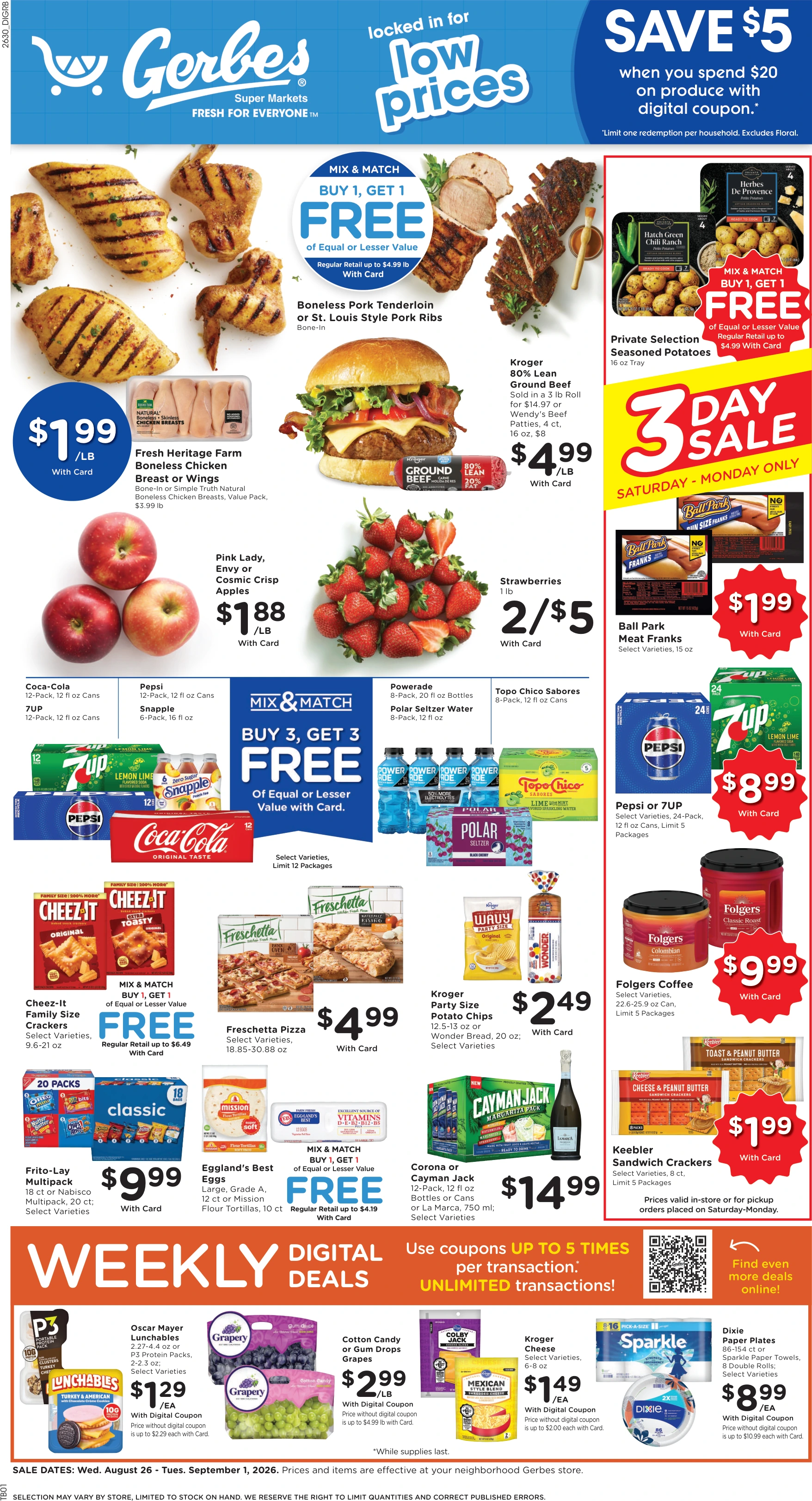 Gerbes Weekly Ad - Page 1