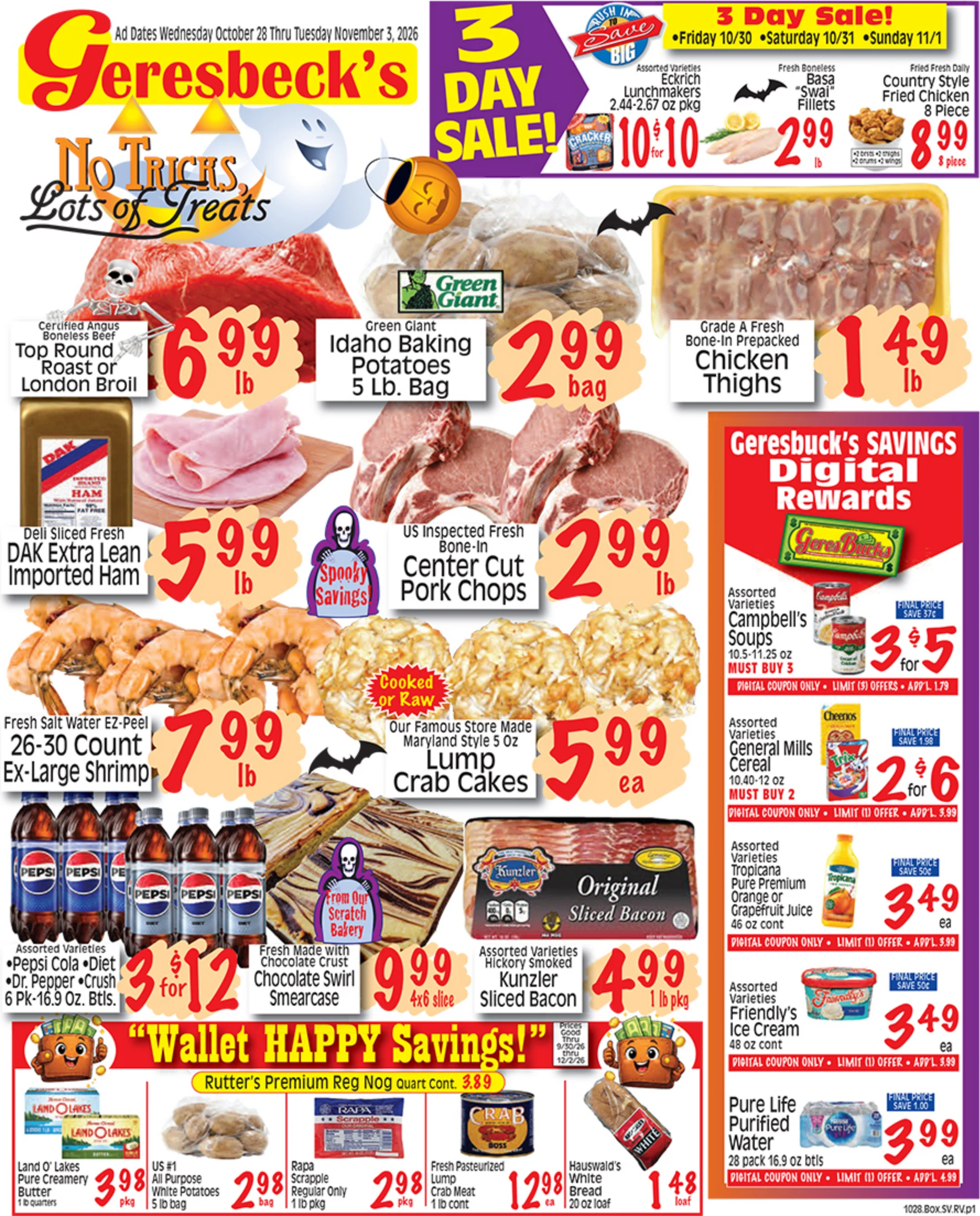 Geresbeck's Food Market Weekly Circular - Page 1