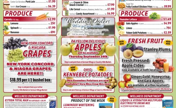 German Village Market Weekly Specials | Weekly Specials Weekly Specials September 21-26, 2026 by Mike Published September 18, 2026 - Page 1