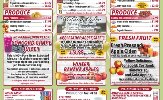 German Village Market Weekly Specials | Weekly Specials Weekly Specials October 12-17, 2026 by Mike Published October 9, 2026 - Page 1