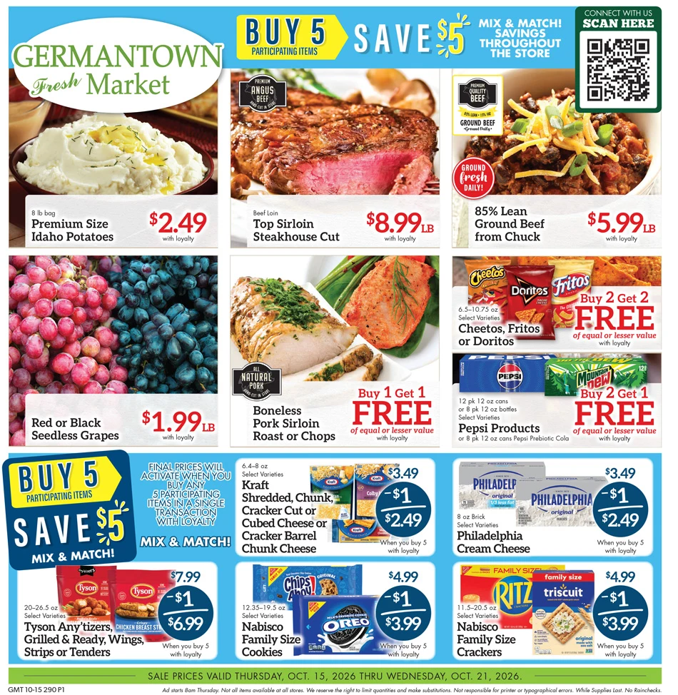 Germantown Fresh Market Germantown Fresh Market Weekly Ad - Page 1