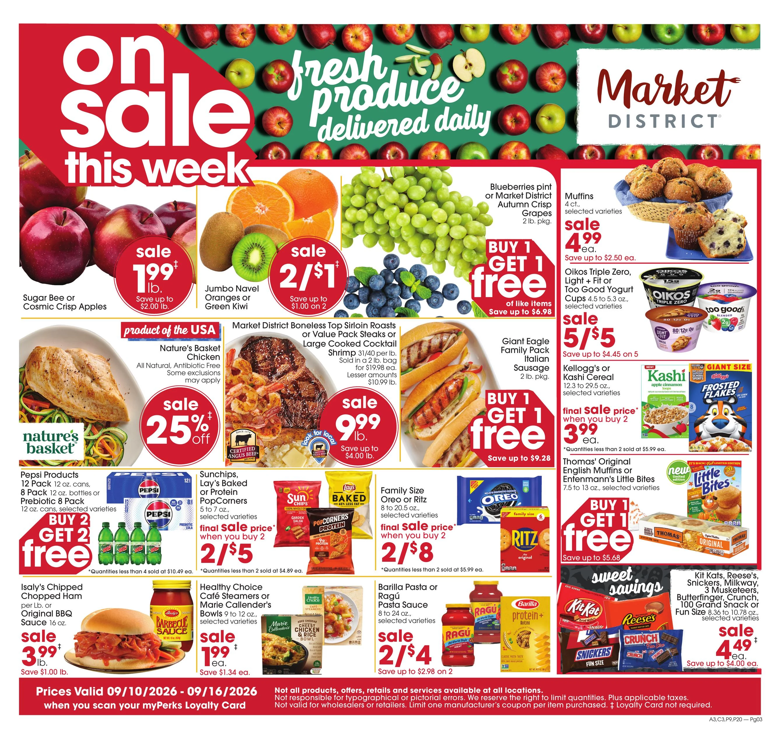 Giant Eagle Weekly Ad - Page 1