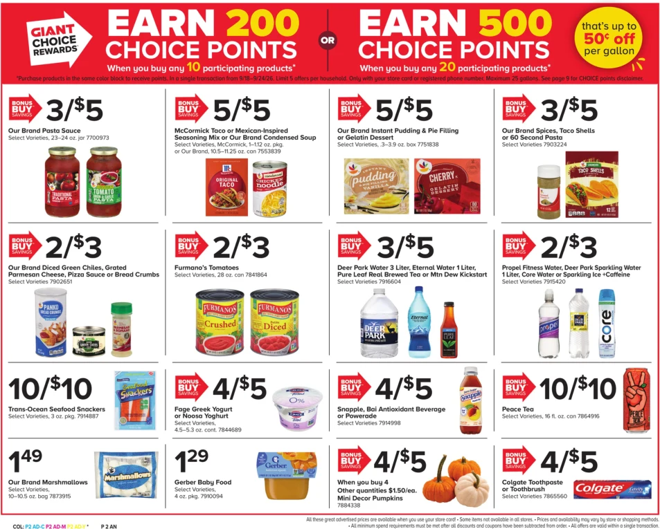 Giant Food Stores Weekly Ad - Page 2