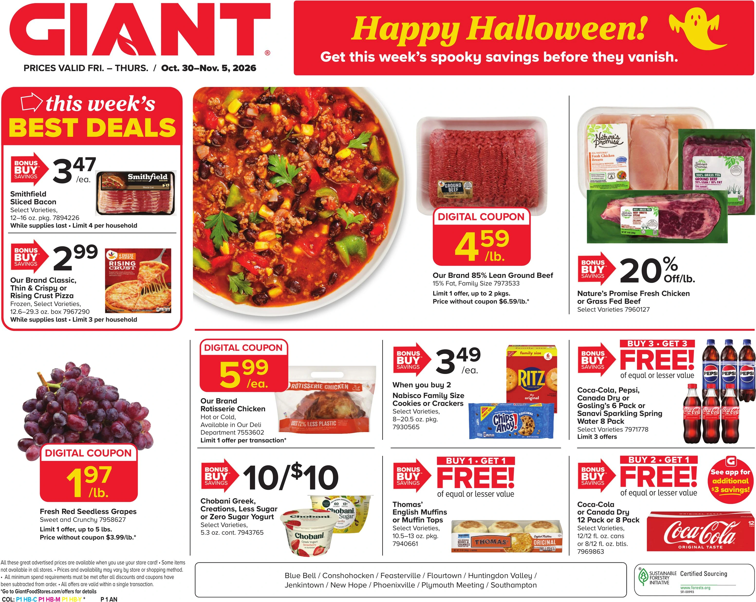 Giant Food Stores Weekly Ad - Page 1