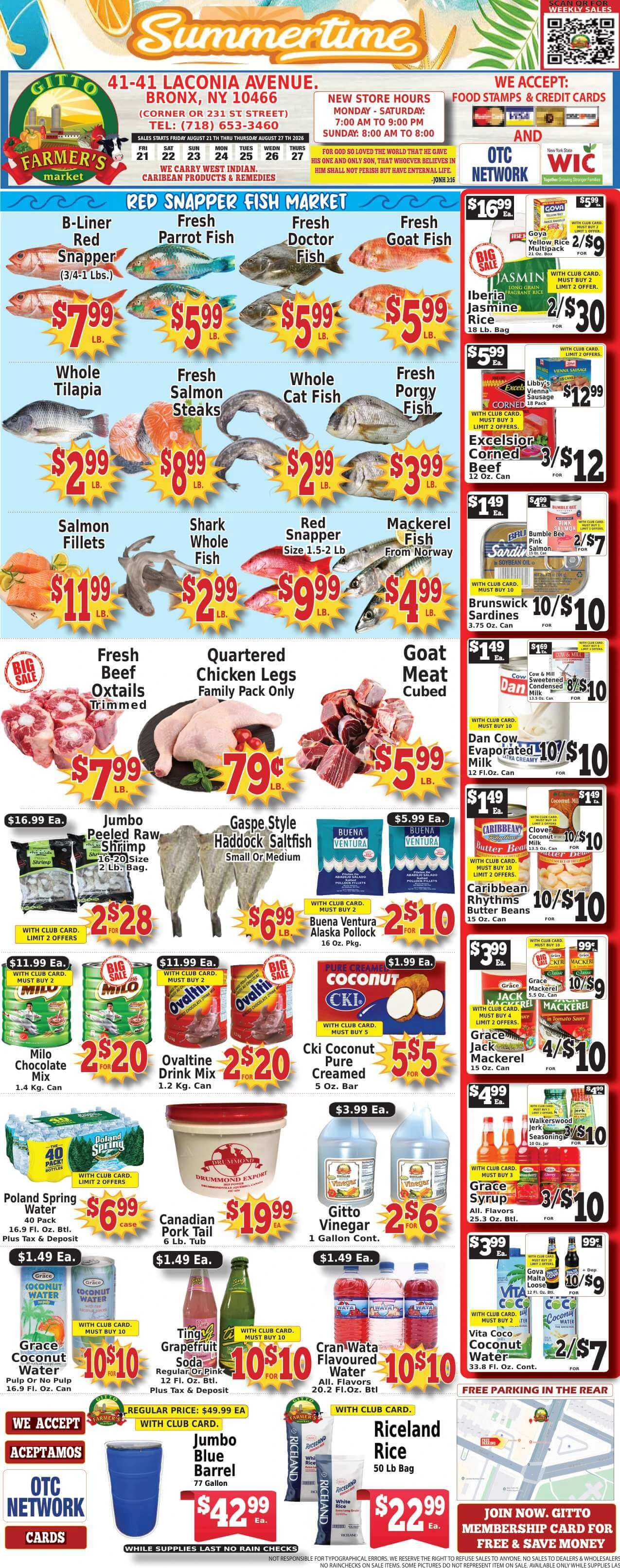 Gitto Farmer's Market Gitto Farmer's Market Weekly Flyer - Page 1
