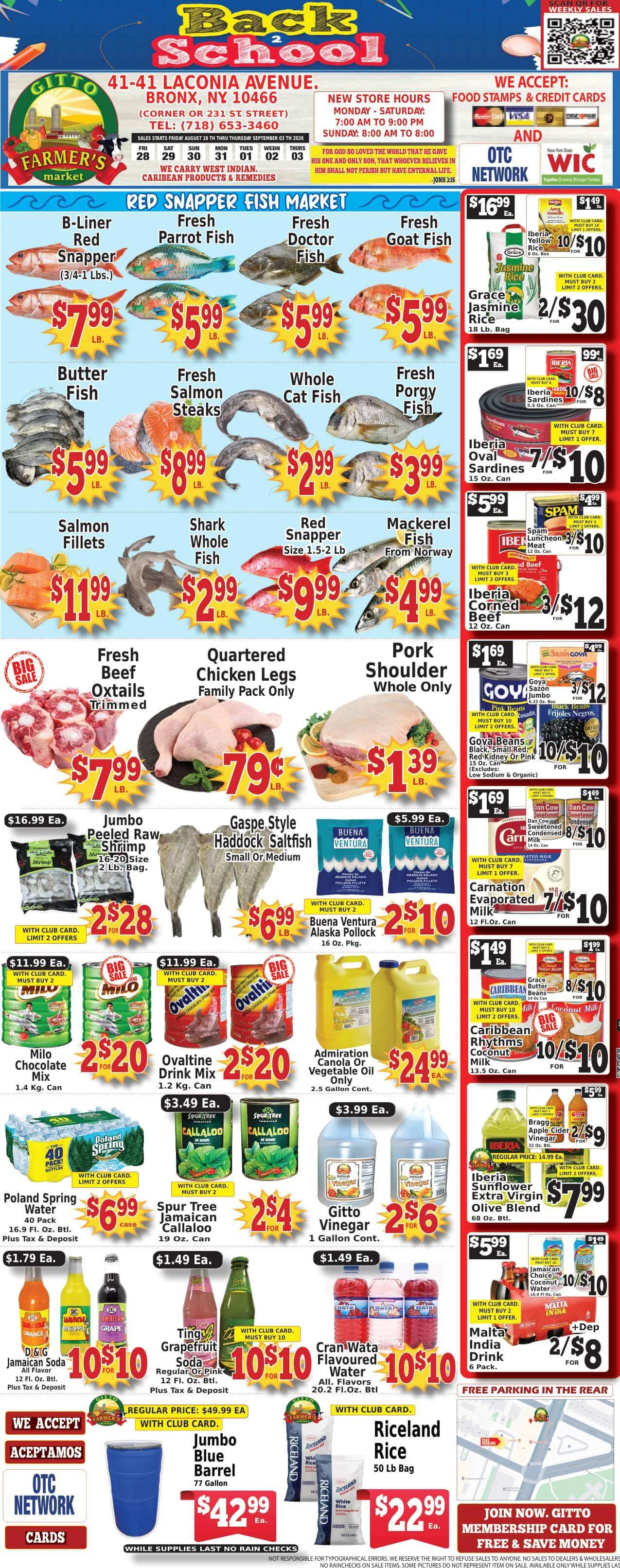 Gitto Farmer's Market Gitto Farmer's Market Weekly Flyer - Page 1
