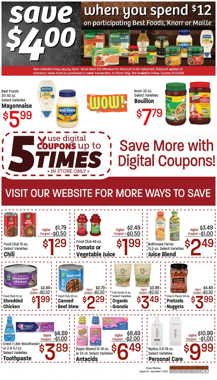 Glazier's Market August 26-September 1,26 AD/Coupons - Page 8