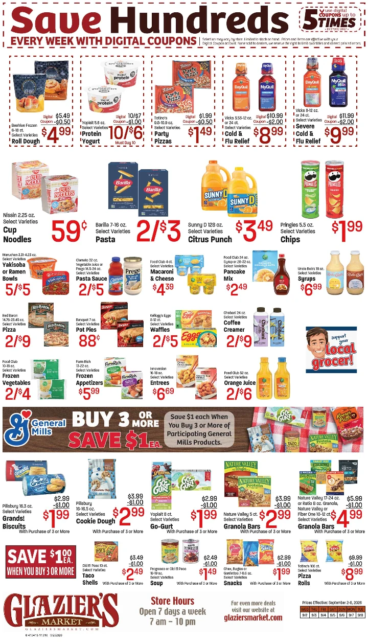 Glazier's Market September 2-8,26 AD/Coupons - Page 6