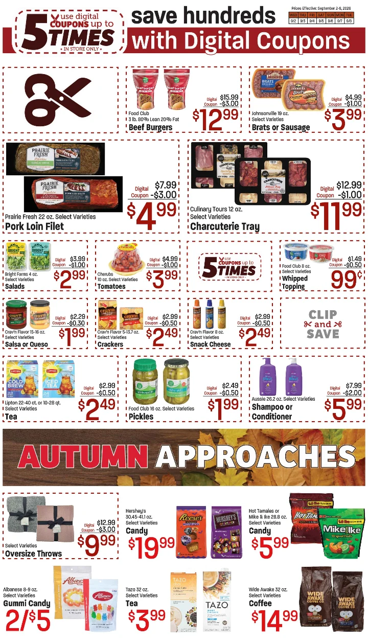 Glazier's Market September 2-8,26 AD/Coupons - Page 8