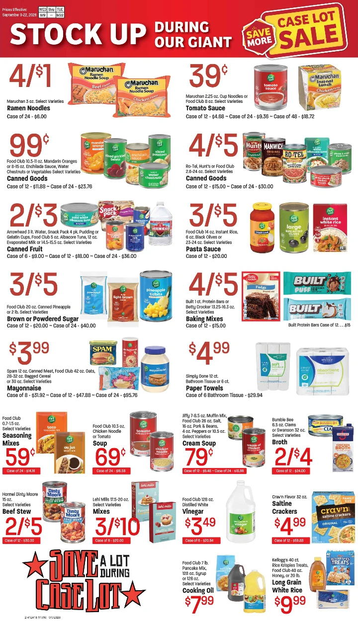 Glazier's Market Sep 9-22,26 CASELOT AD - Page 2