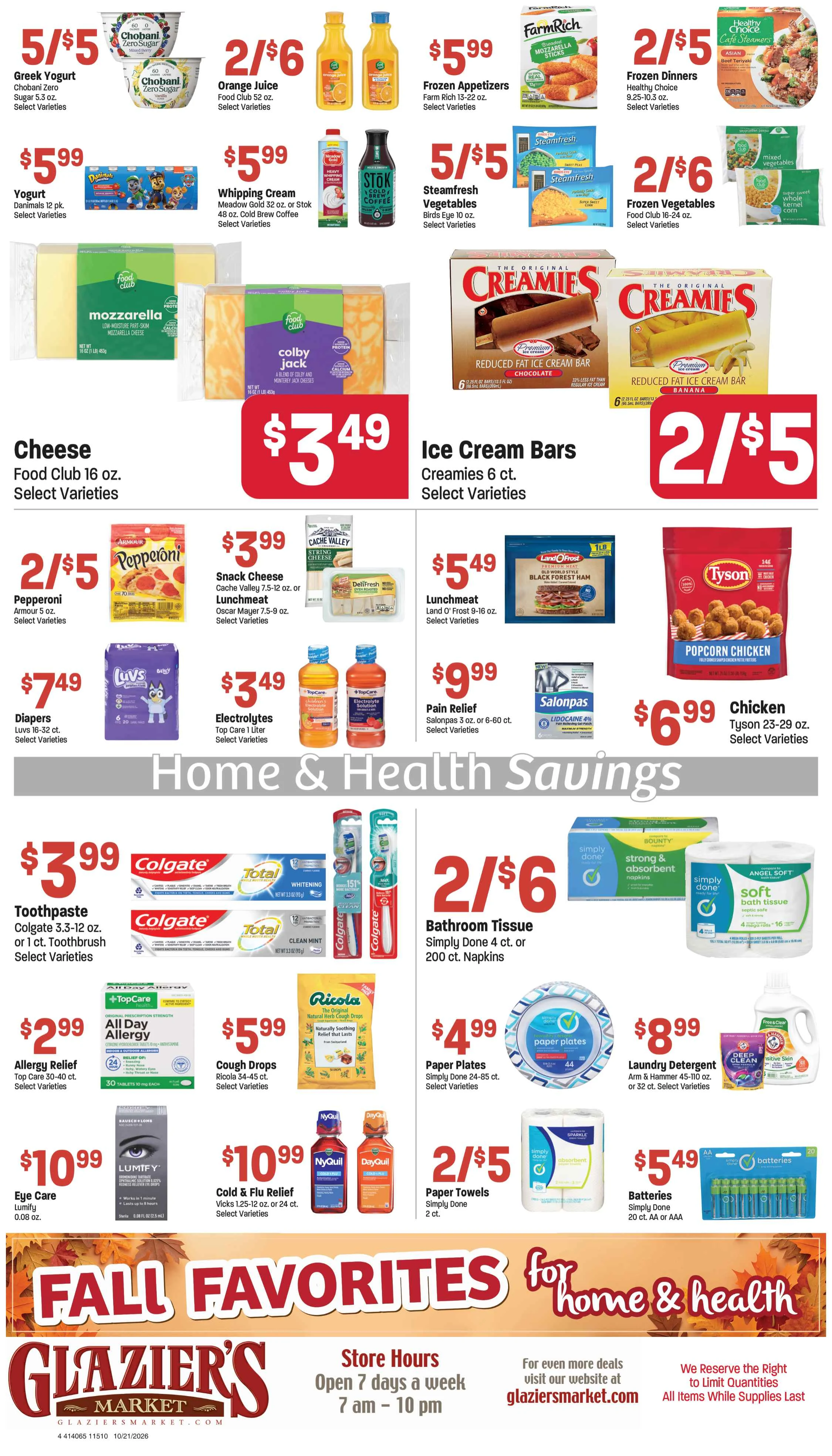 Glazier's Market Oct 21-27,26 AD/Coupons - Page 5