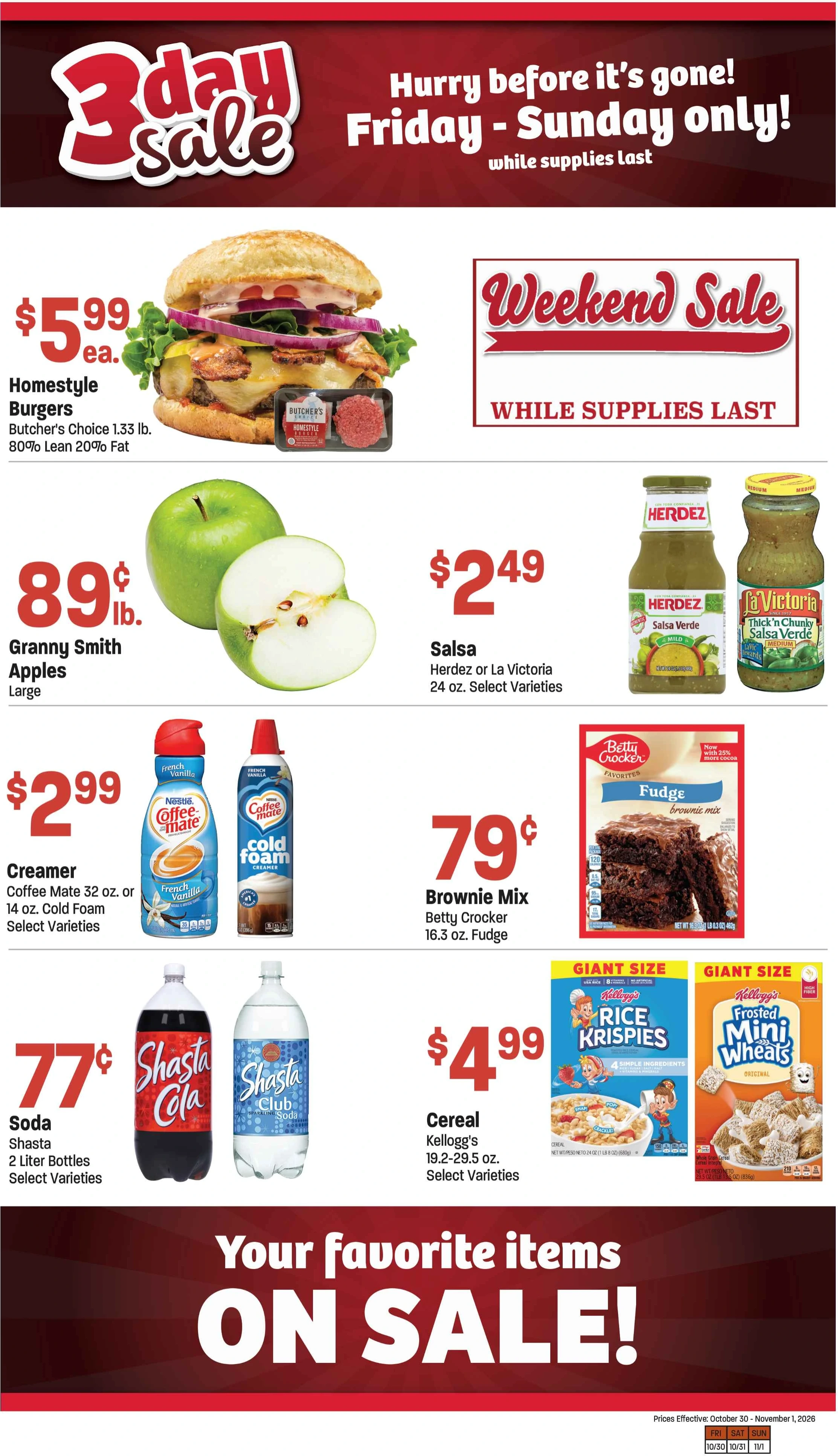 Glazier's Market Oct 28-Nov 3,26 AD/Coupons - Page 3
