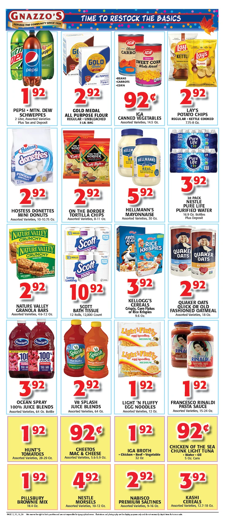 Gnazzo's Food Center Weekly Ad - Page 2