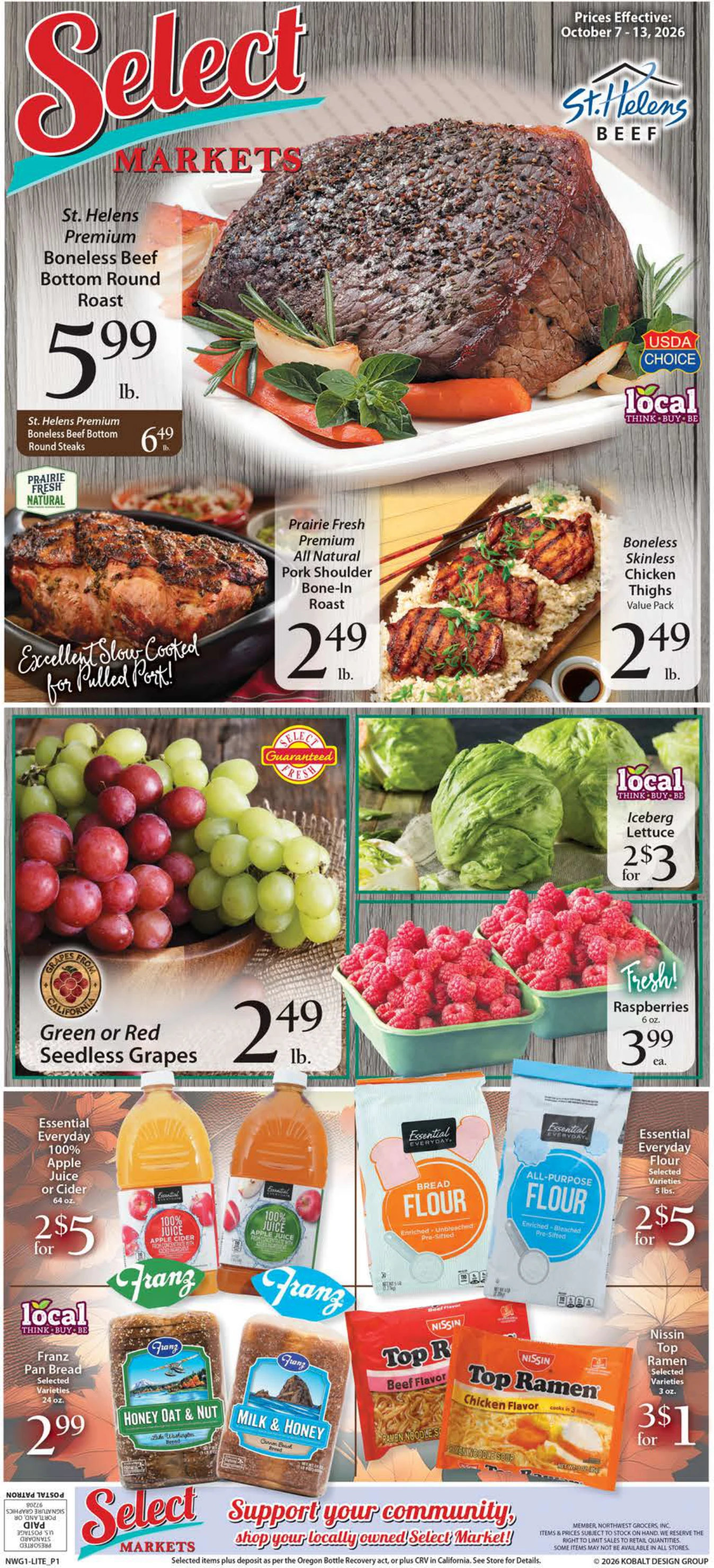 Gordons Select Market Gordons Select Market Weekly Ad - Page 1