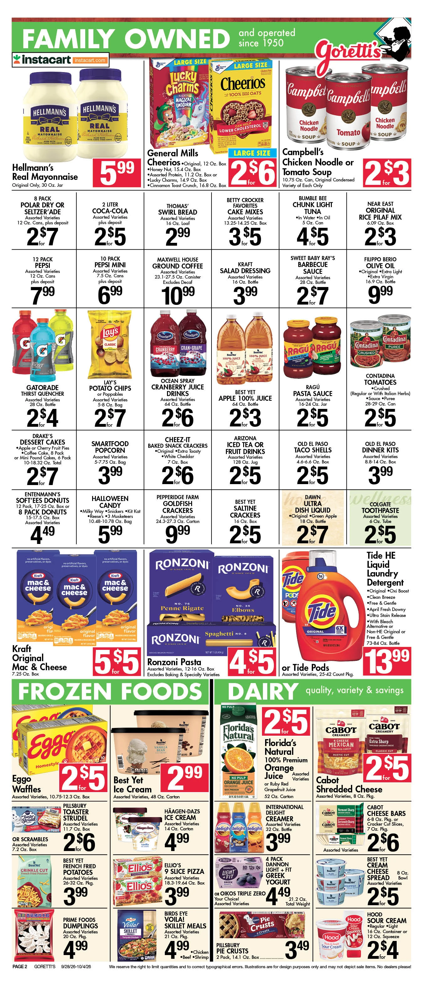 Goretti's Supermarket - Millbury Circular Oct 04 2026 - Page 2