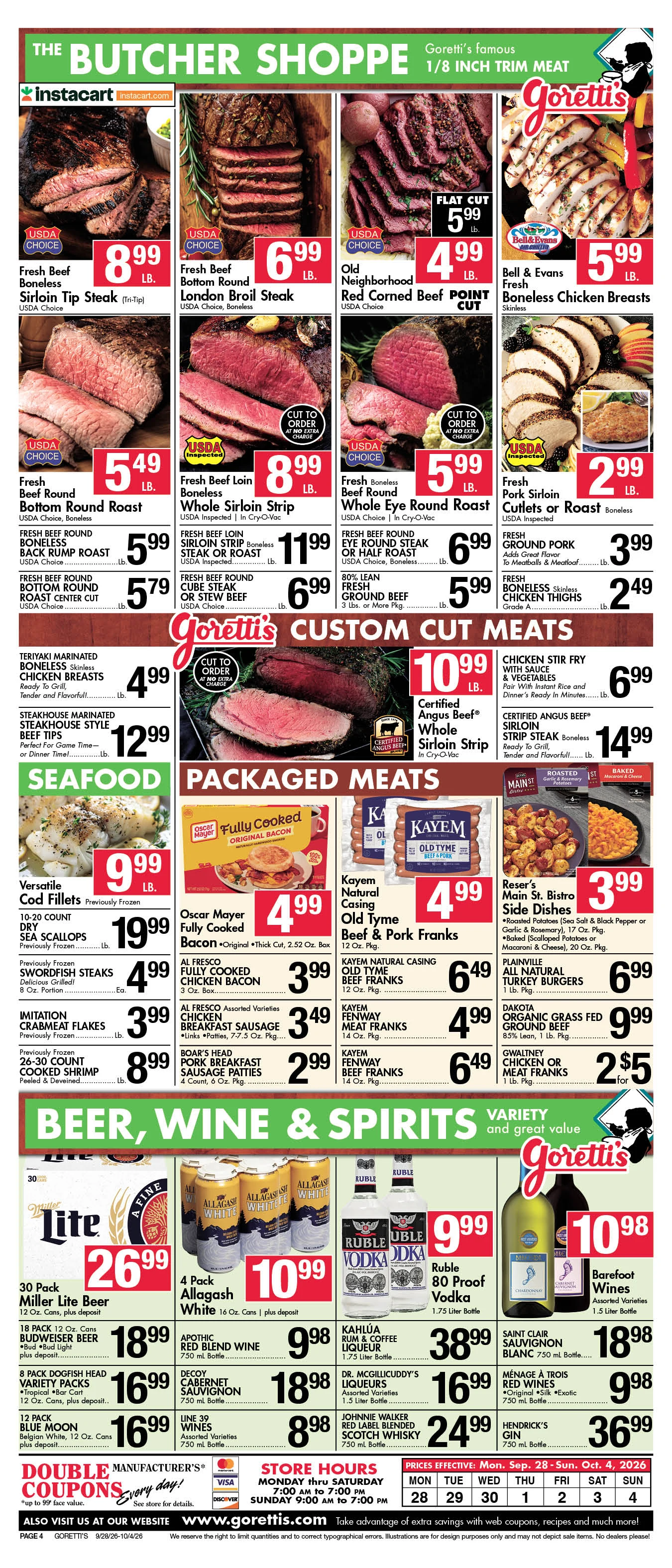 Goretti's Supermarket - Millbury Circular Oct 04 2026 - Page 4