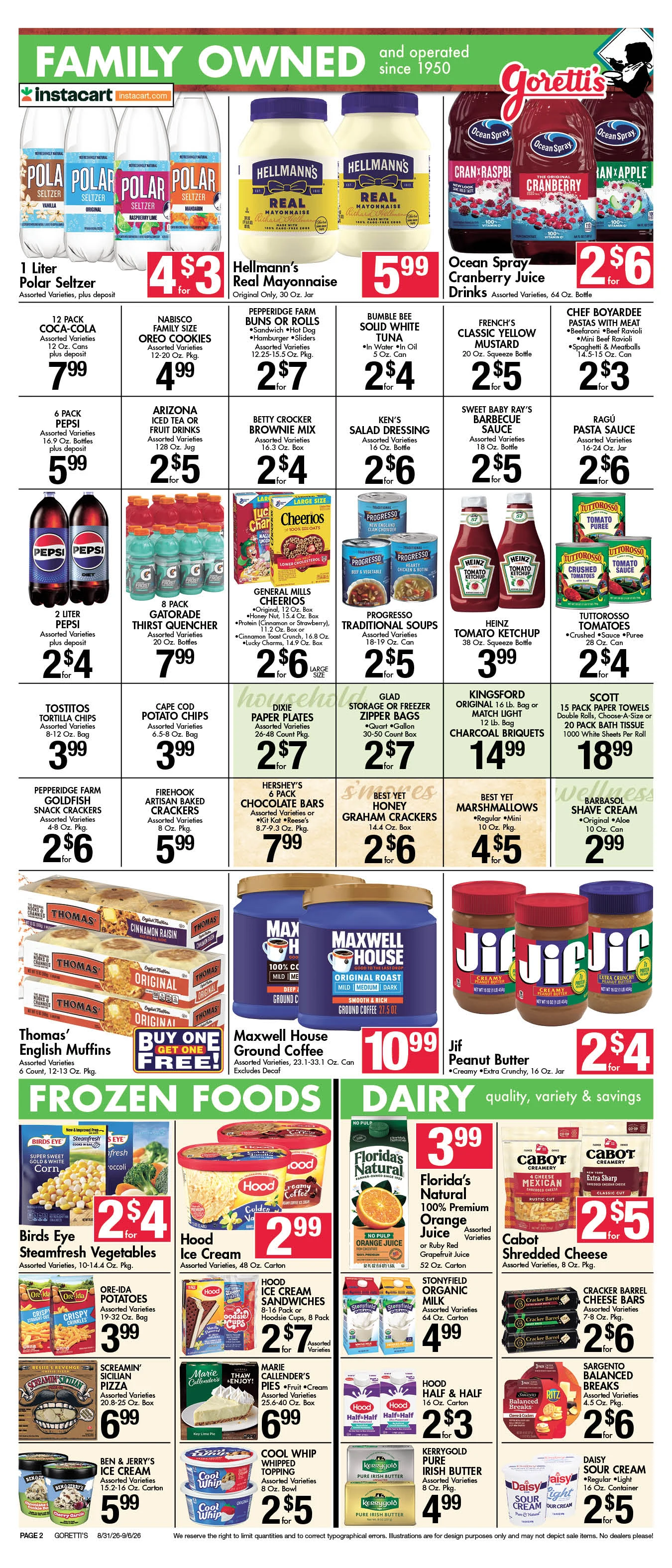 Goretti's Supermarket - Millbury Circular Sept 06 2026 - Page 2