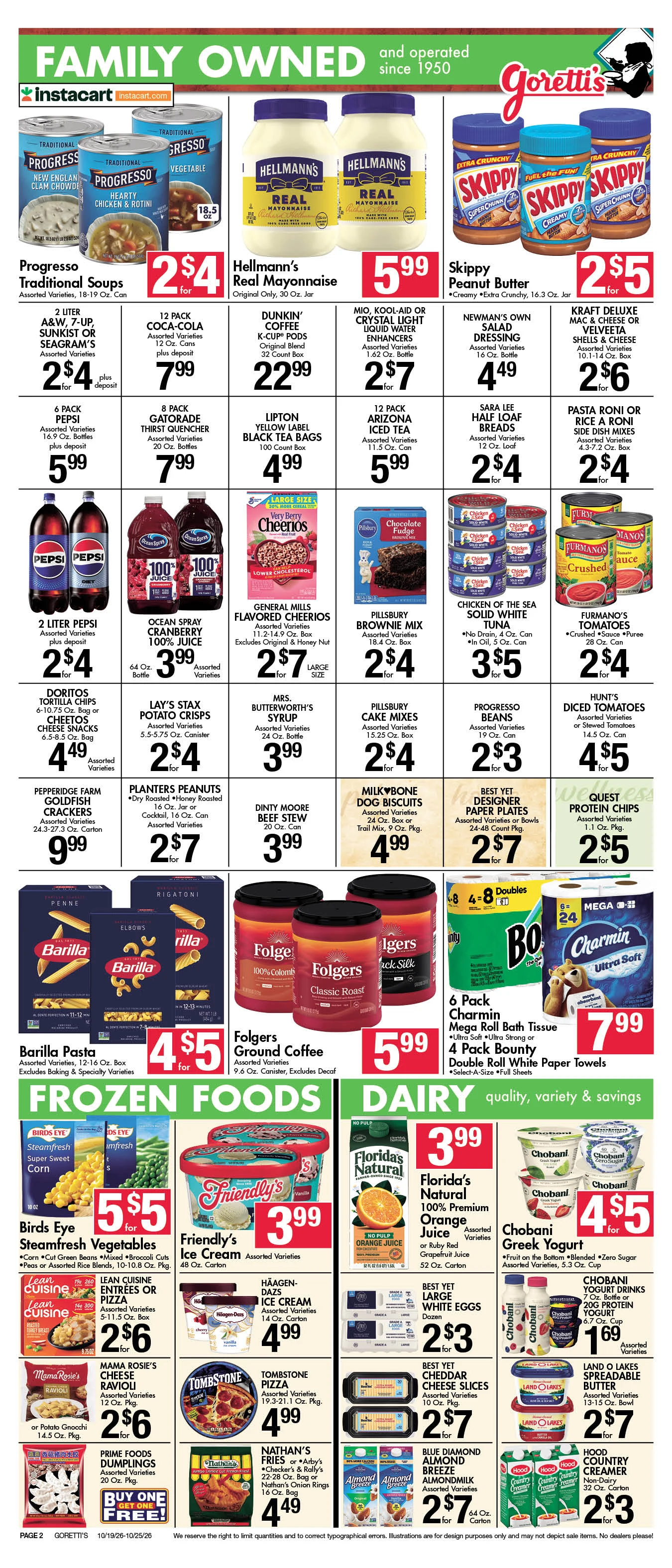 Goretti's Supermarket - Millbury Circular Oct 25 2026 - Page 2