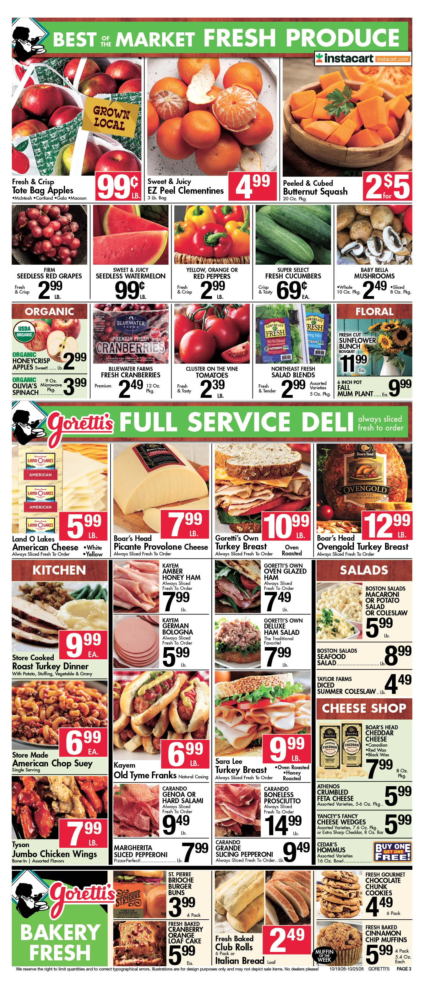 Goretti's Supermarket - Millbury Circular Oct 25 2026 - Page 3