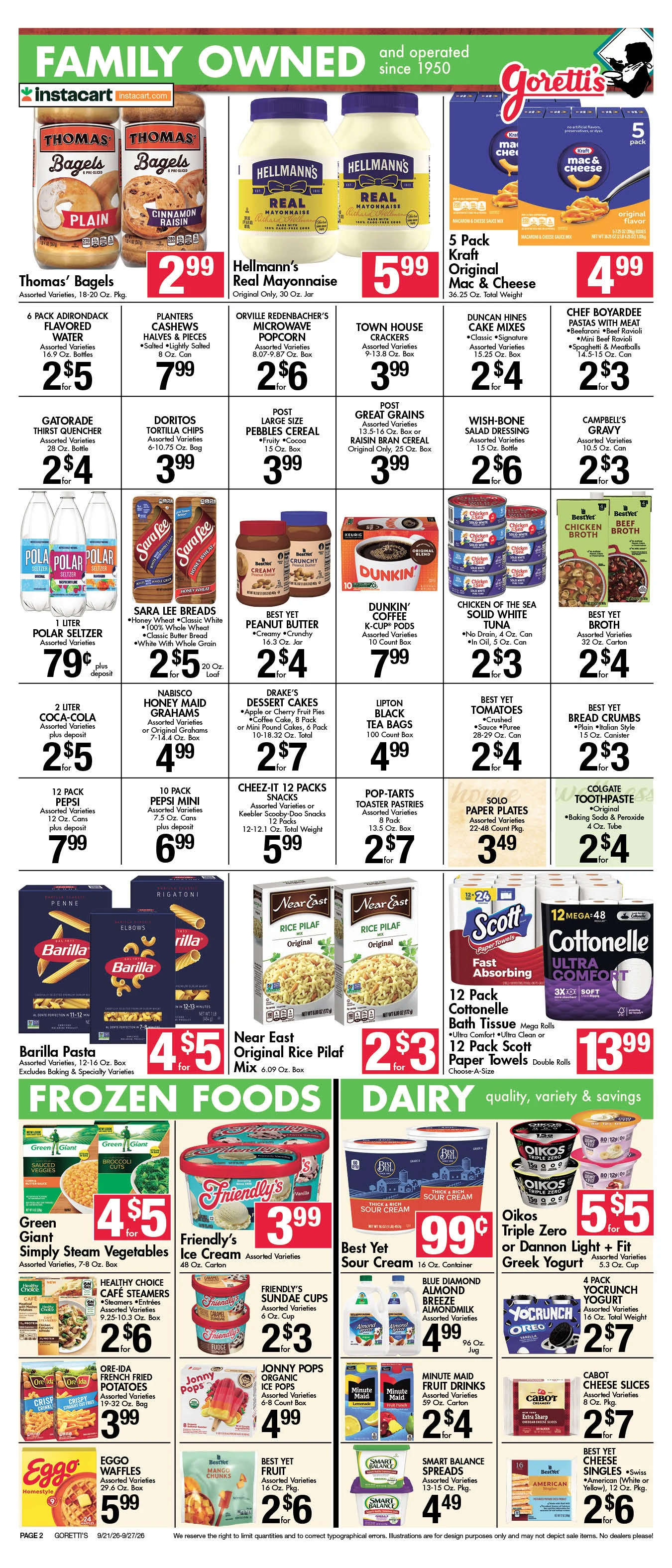 Goretti's Supermarket - Millbury Circular Sep 27 2026 - Page 2