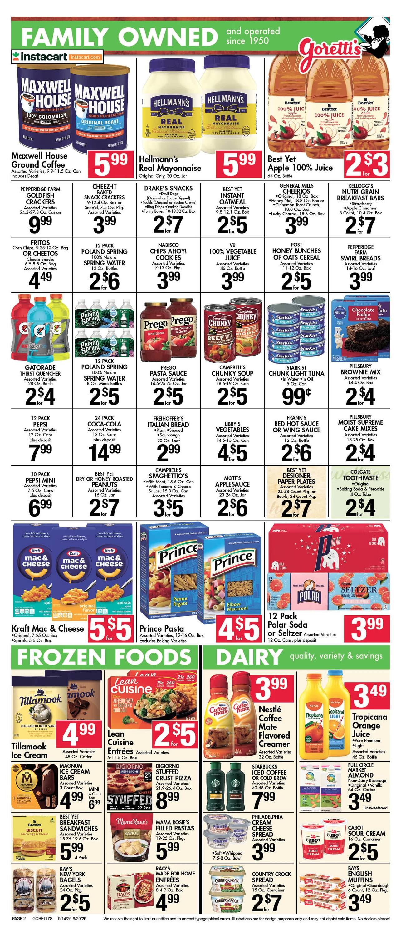 Goretti's Supermarket - Millbury Circular Sep 20 2026 - Page 2