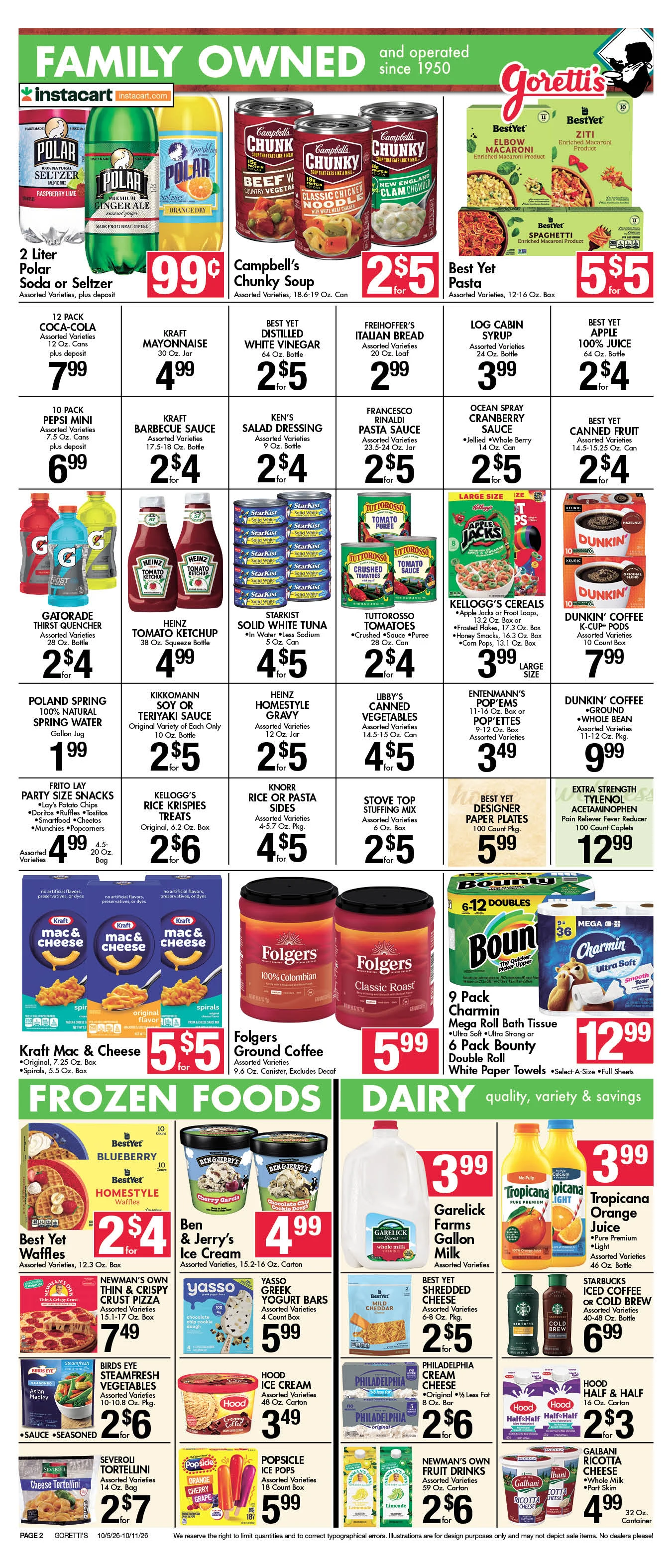 Goretti's Supermarket - Millbury Circular Oct 11 2026 - Page 2