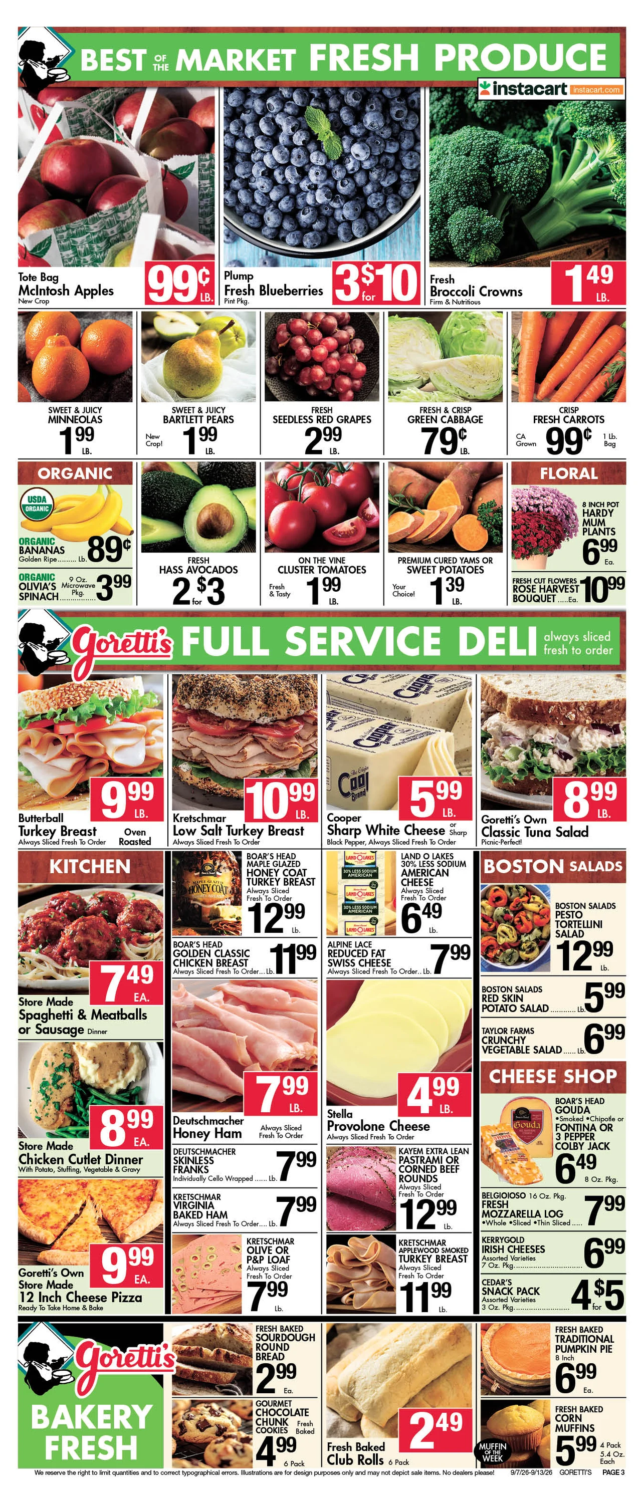 Goretti's Supermarket - Millbury Circular Sept 13 2026 - Page 3