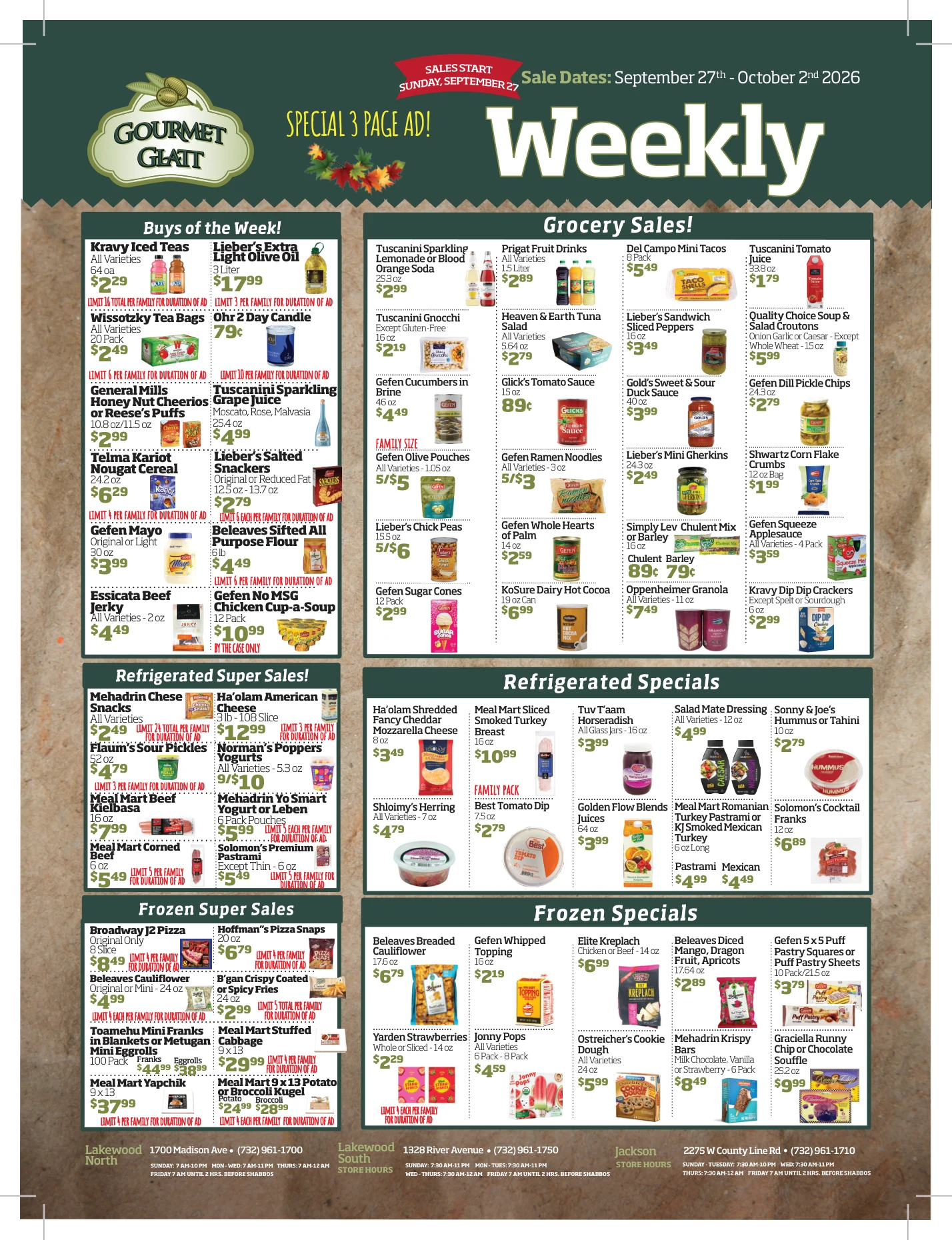 Gourmet Glatt - Lakewood Weekly Specials - Page 2