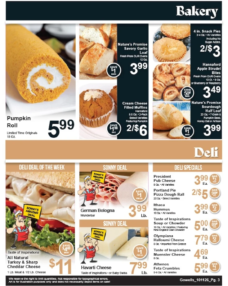 Gowell's Shop 'n Save Weekly Ad - Page 3