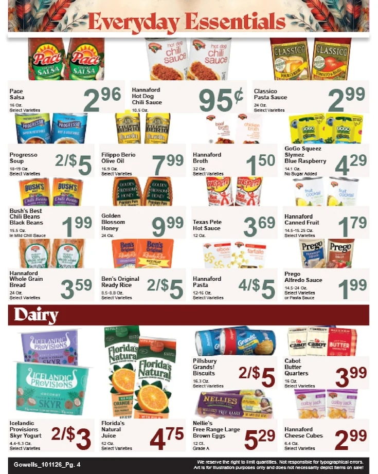 Gowell's Shop 'n Save Weekly Ad - Page 4