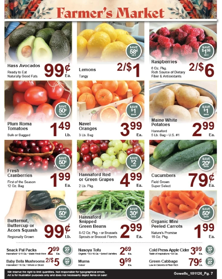 Gowell's Shop 'n Save Weekly Ad - Page 7
