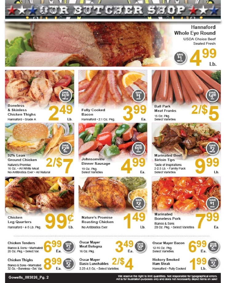 Gowell's Shop 'n Save Weekly Ad - Page 2