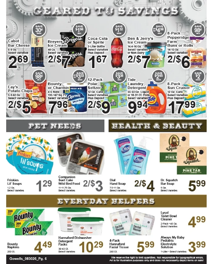 Gowell's Shop 'n Save Weekly Ad - Page 6