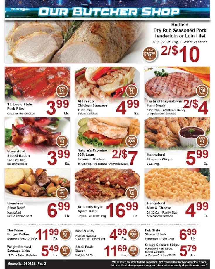 Gowell's Shop 'n Save Weekly Ad - Page 2