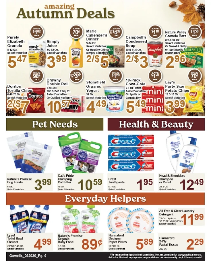 Gowell's Shop 'n Save Weekly Ad - Page 6