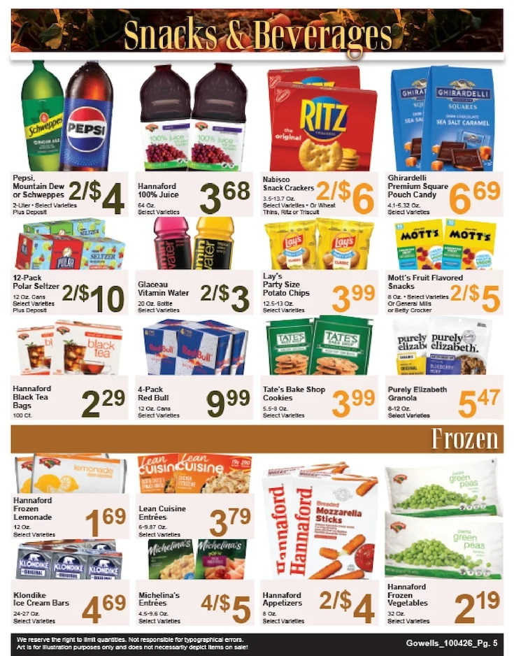 Gowell's Shop 'n Save Weekly Ad - Page 5