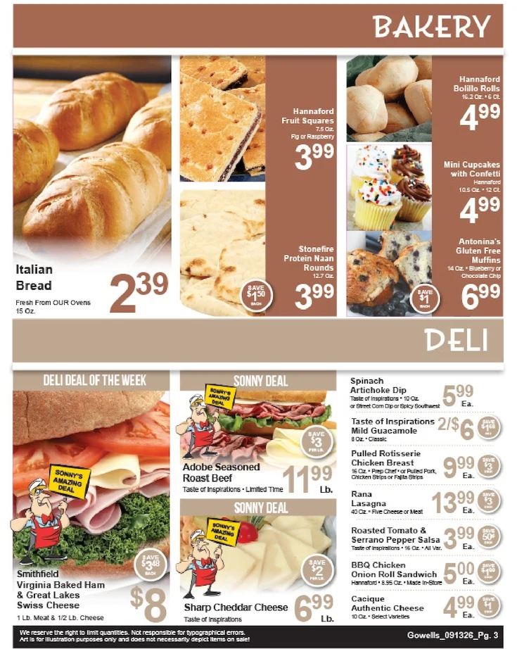 Gowell's Shop 'n Save Weekly Ad - Page 3
