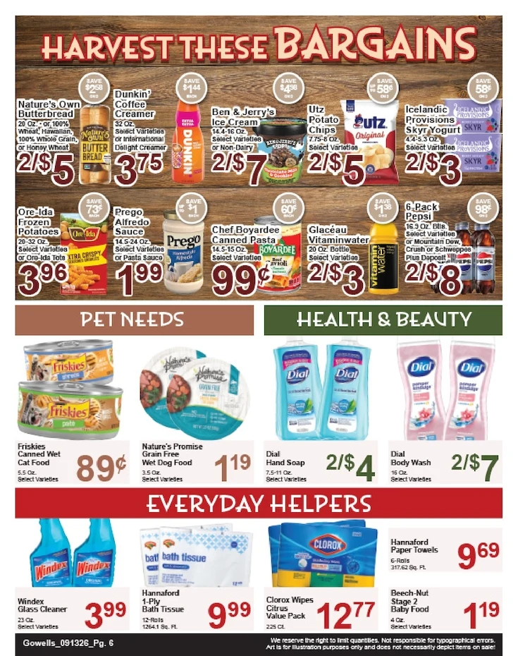 Gowell's Shop 'n Save Weekly Ad - Page 6