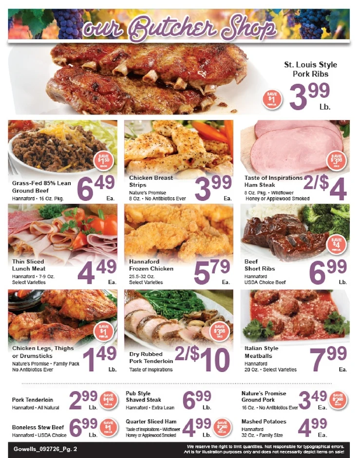 Gowell's Shop 'n Save Weekly Ad - Page 2