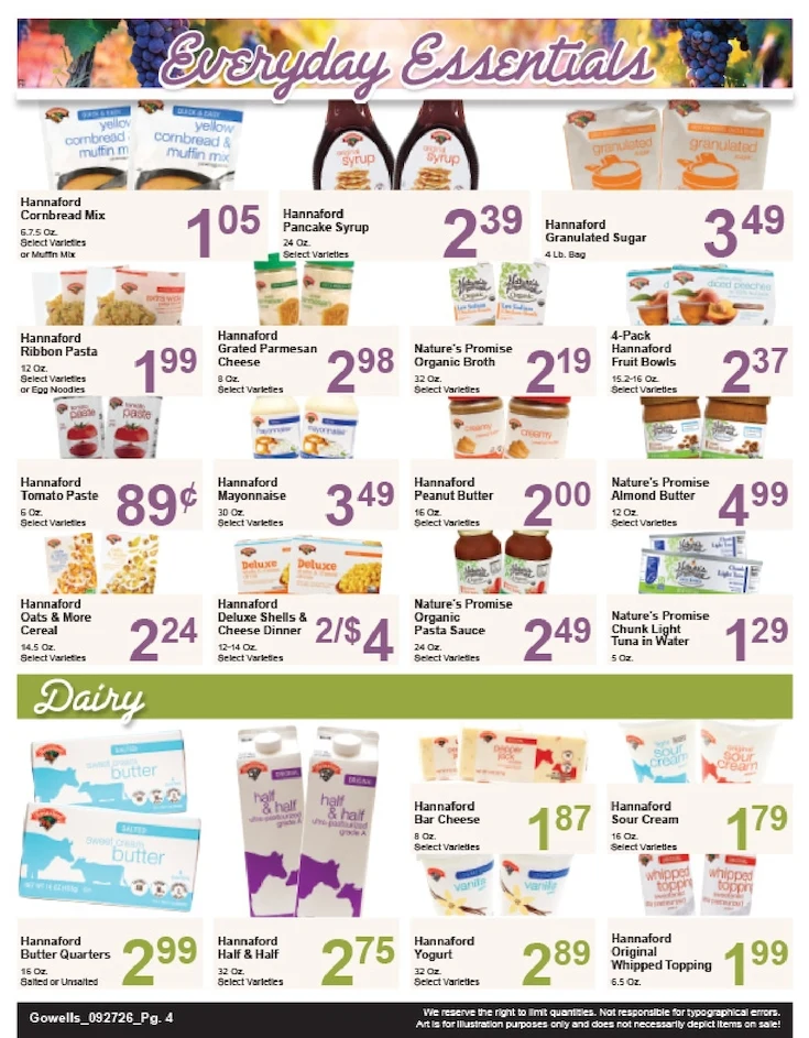 Gowell's Shop 'n Save Weekly Ad - Page 4