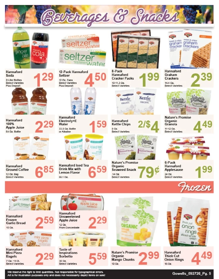 Gowell's Shop 'n Save Weekly Ad - Page 5